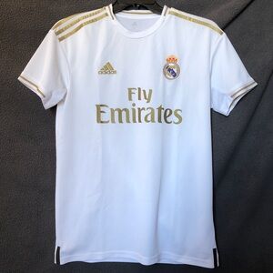 Men’s Adidas Real Madrid CF 2019/20 White Home Jersey Size M